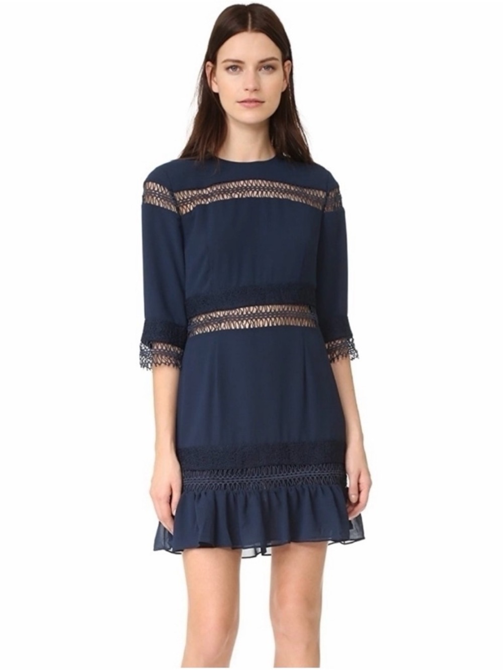 TULAROSA Asher Dress in Deep Indigo